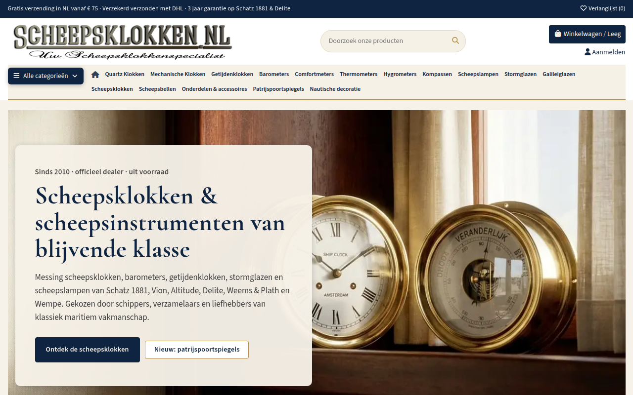 Website: Scheepsklokken.NL