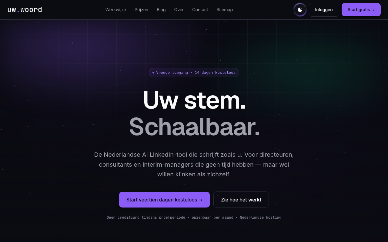 Website: UwWoord.NL